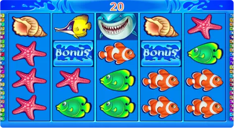 Wild Shark online slot paylines